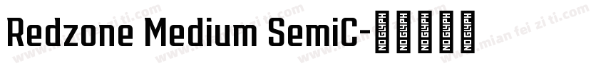 Redzone Medium SemiC字体转换